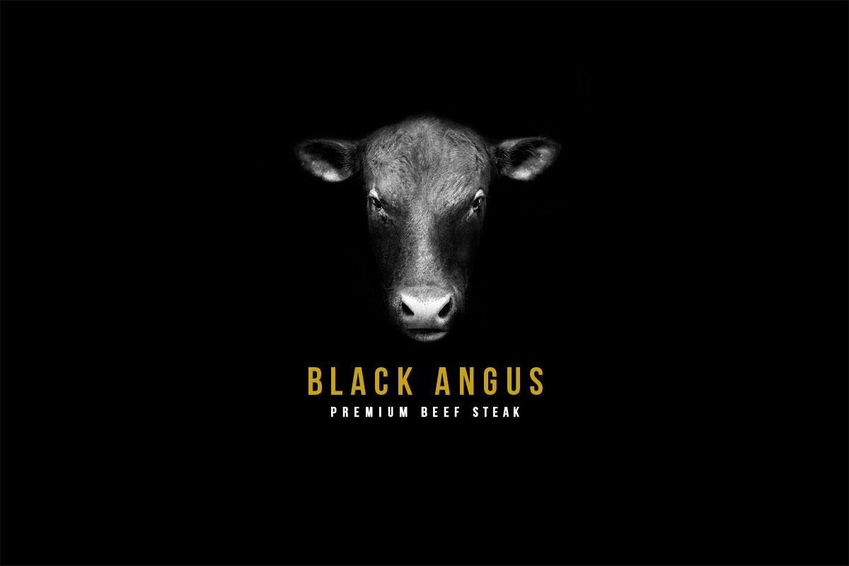 Food Packaging Design Black Angus